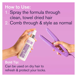 Purple Heat Protector Spray (175 ml)