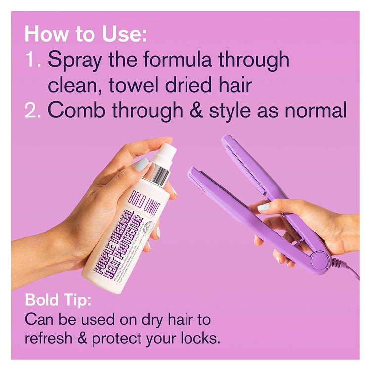 Purple Heat Protector Spray (175 ml)