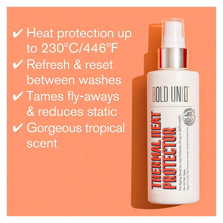 Heat Protectant Spray For All Hair Types (175ml)